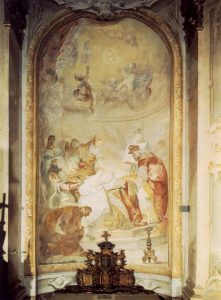 A gyermek Jzus krlmetlse
(1758) Fresk, Plbniatemplom, Smeg