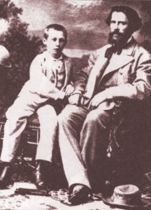 Zichy Mihly s fia, Mikls 1872 krl Budapesten