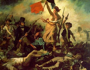  Delacroix: A Szabadsg vezeti a npet (Nagythat kp)