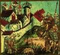 A magyarok megrohanjk a szent galleni kolostort 