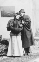 Gerhart Hauptmann: Crampton mester. Nemzeti Sznhz, 1897. Vzvri Mariska (Gertrud), Dezs Jzsef (Strhler Miksa)