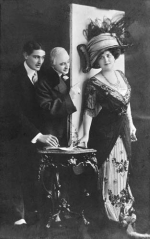 Lehr Ferenc: Luxemburg grfja. Kirly Sznhz, 1910. Kirly Ern (Rene herceg), Rtkai Mrton (Bazilovics Bazil), Petrss Sri (Didier Angela)