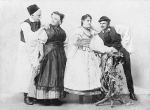 Csepreghy Ferenc: Srga csik. Npsznhz, 1877. id. Tihanyi Mikls (Bakai Andrs), Prtnyi Jnosn (gnes), Blaha Lujza (Erzsike), Tamssy Jzsef (Laci)