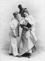 Bethy Lszl: A hrom Kzmr. Npsznhz, 1896. Tollagi Adolf (John Shock), Hegyi Aranka (Ellen Black)