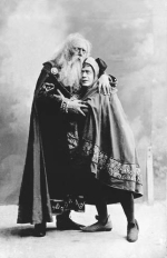 William Shakespeare: Lear kirly. Nemzeti Sznhz, 1897. Szacsvay Imre (Lear), Vzvri Gyula (Bolond)