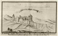 105. A vajdahunyadi vár délkeleti nézete 1735-ben