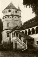 162. A keresdi Bethlen-kastély tornácos udvari homlokzata, 1559-1598