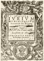 168. Az erdélyi szász jogszabályok gyűjteménye. Brassó, 1583