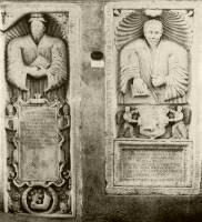 201. Szsz evanglikus lelkszek sremlkei a nagyszebeni evanglikus templomban. Balra Peter Lupinus (†1597), mellette Georg Hann (†1610)