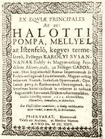 205. Reformtus temetsi beszdek s versek gyjtemnye. Gyulafehrvr, 1624