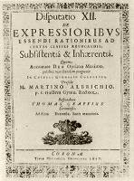 229. Martinus Albrich brassi tanr 12 disszertcijnak egyike, 1657