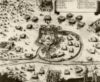 236. Nagyvrad trk hadakkal krlvve, 1660. jlius. Gaspar Bouttats egykor rzmetszete s rajza