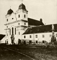 292. Jezsuita, ksbb piarista templom Kolozsvron, 1718–1724. Mria-oszlop: 1744. Veress Ferenc felvtele, 1860-as vek