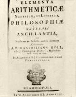 298. Hell Miksa matematikai mve. Kolozsvr, 1755