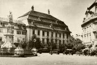 332. Nagyszeben ftere a Bruckenthal-palotval, 1778–1779. Josef Fischer felvtele