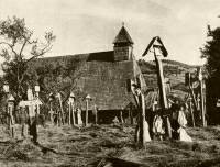 600. Grgkeleti templom s temet Pojnn. Josef Fischer felvtele, 1930-as vek