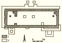Abb. 11. Herzogspalast aus dem 11.–12. Jahrhundert in Belnyesszentmikls