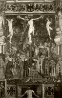 26. Johannes von Rosenaus Wandbild im Altarraum der evangelischen Kirche von Hermannstadt, 1445