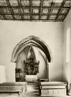 50. Cskdelne, Inneres der rmisch-katholischen Kirche. Gebude: zweite Halfte des 15. Jahrhunderts, Decke: 1611. Altar: 1675