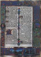 7. Eine Seite des Breviariums von Domokos Klmncsehi, zwischen 1481 und 1495