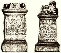  Autels levs à Poetovio, en Pannonie occidentale en l’honneur de Mithras par les lgions vacues de Dacie dans les armes 260