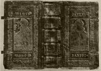 39. Reliure d’un livre de Pl Bnffy, avec les portraits de Luther et de Melanchthon, 1569