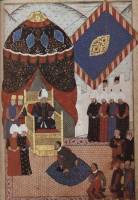 8. Jean Sigismond reçu par Soliman se prparant au siège de Szigetvr, dans son camp de Zimony, 1566