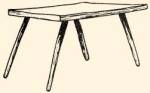 Asztalszk, ngyszgletes lappal (Mezcst, Borsod-Abaj-Zempln m.)
