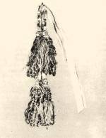Bojt, nyakba akasztható gyöngyös, rojtos dísz (20. sz. eleje, Vista, v. Kolozs m.) Bp. Néprajzi Múzeum
