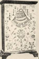 1. Spanyolozott dszts tkrtart szekrnyke, fnn Mria kegykppel, alatta oltriszentsggel (1877, Jnoshza, Vas m.) Szombathely, Savaria Mzeum