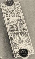 4. Borotvatart, karcolt s vlasztvzzel srgtott dsztssel (Hod Mihly munkja, 1870–80-as vek, Zalta, Baranya m.)