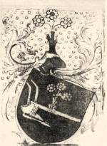 Zenthei Mátyás nemesi címere az első mo.-i ekeábrázolással (1456-ból)