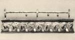 Eszterglt korlt festett virgozs fogason (19. sz. vge, Kalotaszeg, v. Kolozs m.) Bp. Nprajzi Mzeum