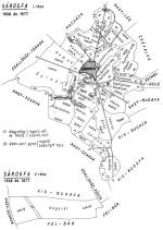 Sárosfa (v. Pozsony m.) község határa az 1858. és 1877. évi kataszteri térképek nyomán