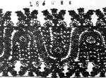 Lepedvg rszlete. Hullminds minta nagyrsos technikval (Kalotaszeg, v. Kolozs m., 1864) Bp. Nprajzi Mzeum