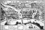 Szolnok 1617-ben. A teleplst kertek veszik krl