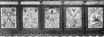Templomi karzat rszlete, a jobb szls kazettn pelikn-brzolssal (Mezcst, Borsod-Abaj-Zempln m., 1745) Bp. Nprajzi Mzeum