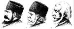 1. Halszgazda szakll-viselete (Balatonkenese, Veszprm m., 1902). 2. Halszember szakll-viselete 3. Halsz nagygazda szakll-viselete (2–3. kp: Komrom, Komrom m., 1902) Mind: Herman Ott rajza