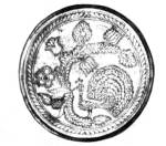 Tkrs, piros spanyolozssal (Nagykorpd, Somogy m., 19. sz. els fele) Bp. Nprajzi Mzeum