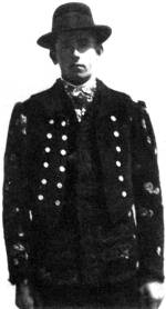 Legny, lajbi alatt viselt untercikkben (Szakmr, Bcs-Kiskun m., 1930-as vek)