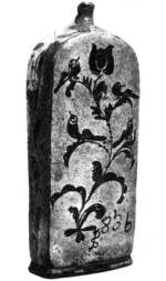 Plinks butella, virgt gain l madarakkal (Hdmezvsrhely, Csongrd m., 1836) Bp. Nprajzi Mzeum