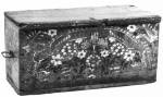 261. Láda. Komáromi asztalosműhely készítménye, 18. század első harmada (Néprajzi Múzeum, Budapest, ltsz. 79.61.1)