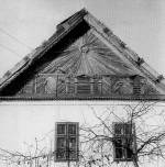 62. Napsugrdszes oromzat lakhz. Rszke (Csongrd megye). Juhsz Antal felvtele, 1968 (Juhsz Antal gyjtemnye)