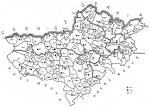 3. Ngrd megye I. esztergomi rseksghez, II. rozsnyi, III. egri, IV. vci pspksghez tartoz anyatemplomai s ezek filii. a) a 18. sz.-ban lteslt anyatemplomok; b) az 1820–1828 eltt plt anyatemplomok; c) az 1826–1828 s 1910 kztt plt anyatemplomok. A filik faluhatra ersebb kontrral hangslyozva. (sszelltotta Flrin Mria, rajzolta Szmetana Kristf.)