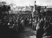 A Székely Hadosztály katonái Szatmárnémetiben. 1919. március 2.