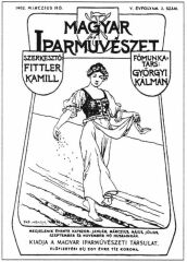 Papp Henrik tervezte cmlap a Magyar Iparmvszet c. folyirat szmra (Bp., 1902)