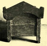 212. Hewn chest (side view)