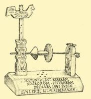 Fig. 154. An implement for spooling yarn.