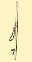 Fig. 230. A staff with chains rattling on it, used by the minstrels.