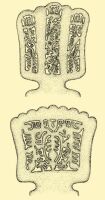 Abb. 177. Zierkmme, Knochenschnitzerei, aus der Gegend stlich der Thei.